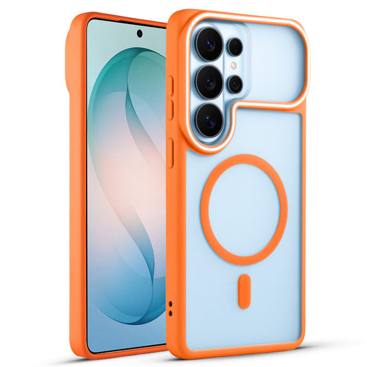 Premium MagSafe Case for Samsung S26 Ultra 5G with Frosted Back, Soft Silicone Edges & Raised Camera Protection