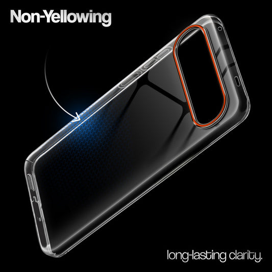 Crystal Clear Anti-Yellow Transparent Back Cover Case With Camera Ring Protection for Vivo S2 5G