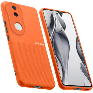 Premium Silicone Textured Case With Camera Protection & Inner Microfiber Lining Back Cover For Vivo V50e 5G