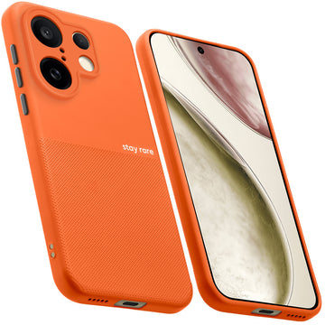 Premium Silicone Textured Case With Camera Protection & Inner Microfiber Lining Back Cover For Vivo X200 FE 5G
