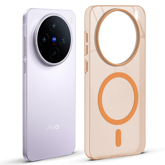 Anti-Yellow Scratch Resistant Case Support Wireless Charging Back Cover For Vivo X200T 5G