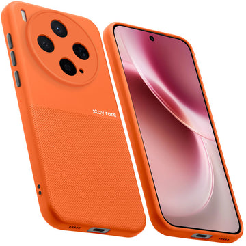 Premium Silicone Textured Case With Camera Protection & Inner Microfiber Lining Back Cover For Vivo X300 5G
