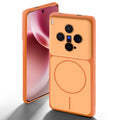 Dual tone silicone Orange back cover for Vivo X300 5G showing camera protection and design