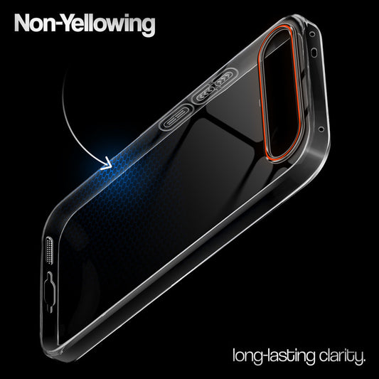 Crystal Clear Anti-Yellow Transparent Back Cover Case With Camera Ring Protection for Vivo X300 FE 5G