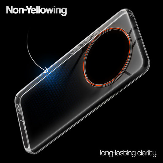 Crystal Clear Anti-Yellow Transparent Back Cover Case With Camera Ring Protection for iQOO Z10 5G