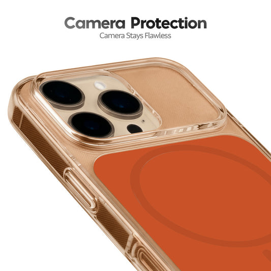 Silicone Hybrid Hard Back Cover with Wireless Charging Support for Apple iPhone 16 Pro