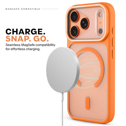 Premium MagSafe Case for Apple iPhone 18 Pro with Frosted Back, Soft Silicone Edges & Raised Camera Protection