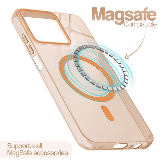 Anti-Yellow Scratch Resistant Case Support Magnetic Accessories Back Cover For Motorola Moto G37 Power 5G