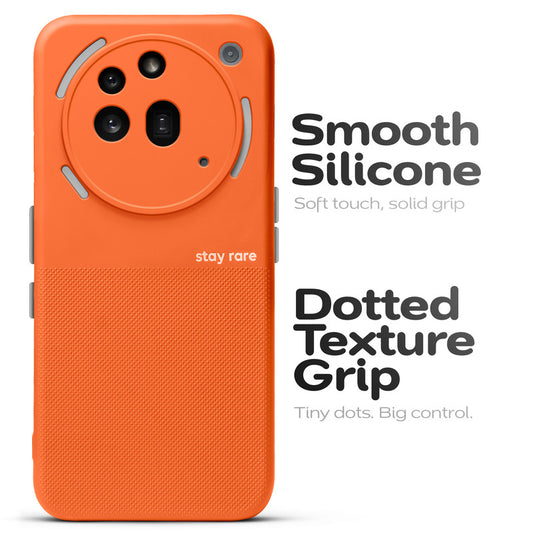 Premium Silicone Textured Case With Camera Protection & Inner Microfiber Lining Back Cover For Nothing Phone 3a Pro 5G