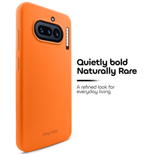 Stay Rare Smooth Silicone Case for Nothing Phone 4A 5G with Anti-Slip Grip & Camera Protection