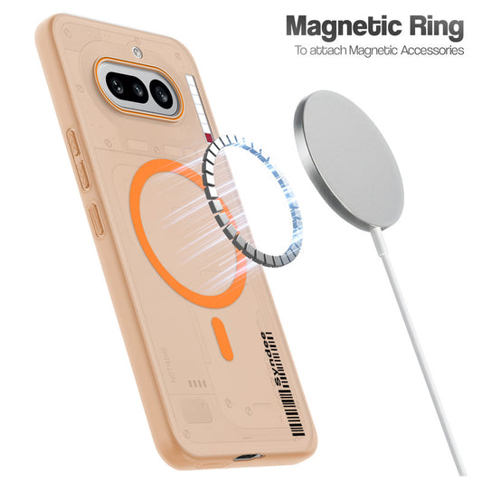 Colourful Frosted Matte With Raised Camera Protection Back Cover Case For Nothing Phone 4A 5G