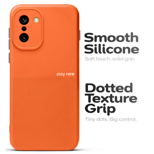 Premium Silicone Textured Case With Camera Protection & Inner Microfiber Lining Back Cover For OnePlus 15R 5G