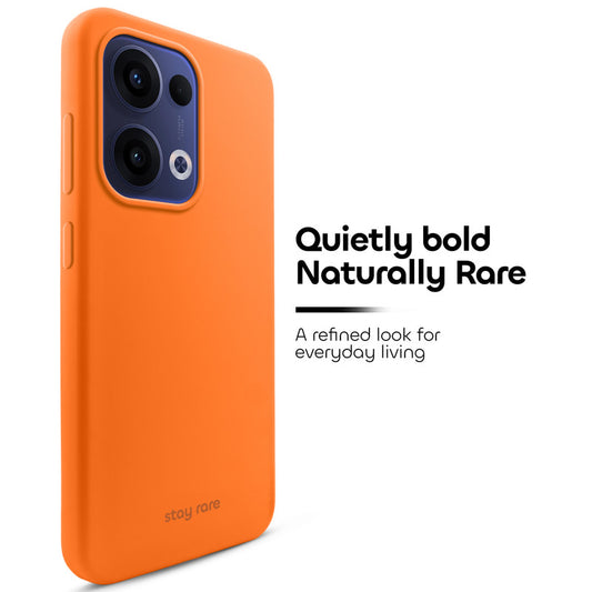 Stay Rare Smooth Silicone Case for Oppo Reno 13 5G with Anti-Slip Grip & Camera Protection