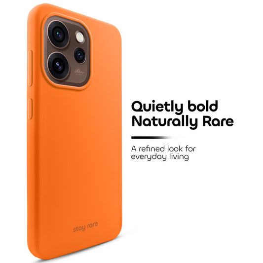 Stay Rare Smooth Silicone Case for Oppo Reno 15 Pro 5G with Anti-Slip Grip & Camera Protection