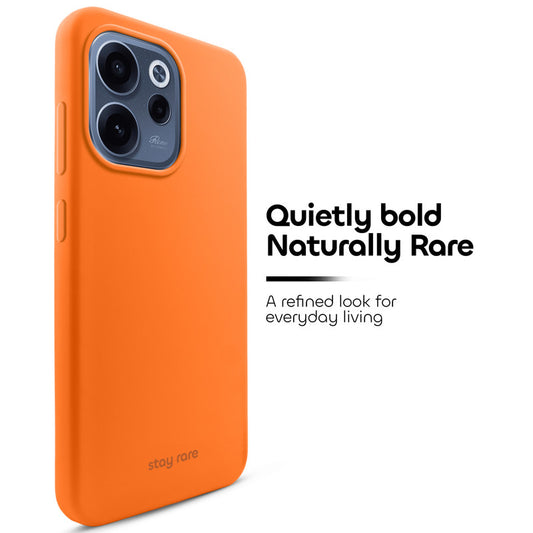 Stay Rare Smooth Silicone Case for Oppo Reno 15C 5G with Anti-Slip Grip & Camera Protection