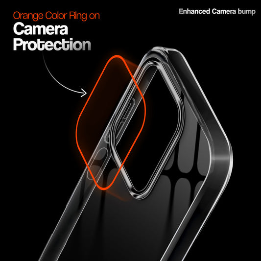 Crystal Clear Anti-Yellow Transparent Back Cover Case With Camera Ring Protection for POCO C85 5G