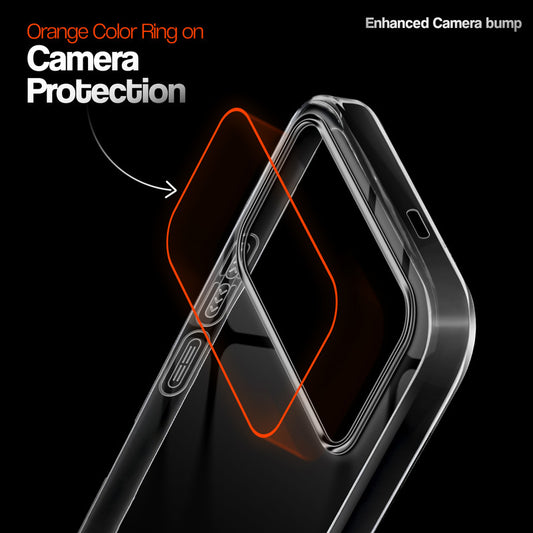Crystal Clear Anti-Yellow Transparent Back Cover Case With Camera Ring Protection for Poco F8 Pro 5G