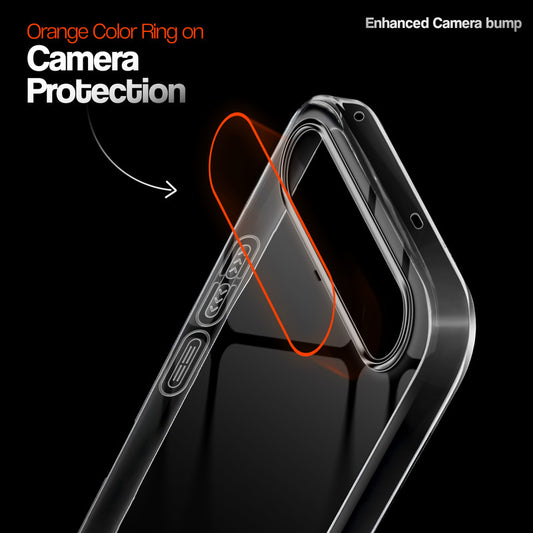 Crystal Clear Anti-Yellow Transparent Back Cover Case With Camera Ring Protection for Realme 16 5G