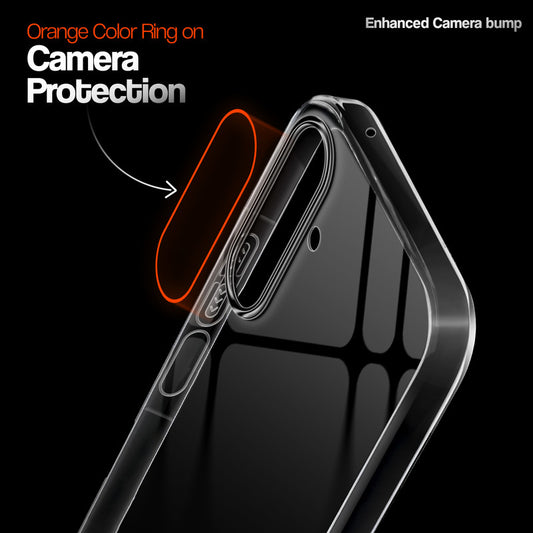 Crystal Clear Anti-Yellow Transparent Back Cover Case With Camera Ring Protection for Samsung A27 5G