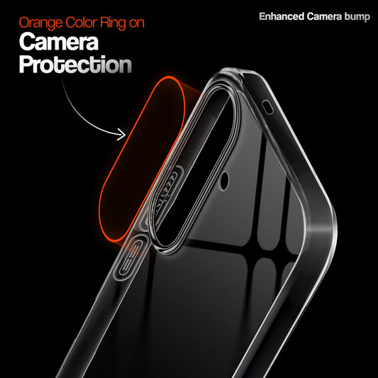 Crystal Clear Anti-Yellow Transparent Back Cover Case With Camera Ring Protection for Samsung S26 5G