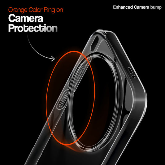 Crystal Clear Anti-Yellow Transparent Back Cover Case With Camera Ring Protection for Vivo X300 Ultra 5G