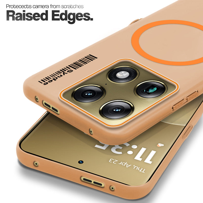 Colourful Frosted Matte Wireless Charging Support Back Cover Case for Motorola Signature With Raised Camera Protection