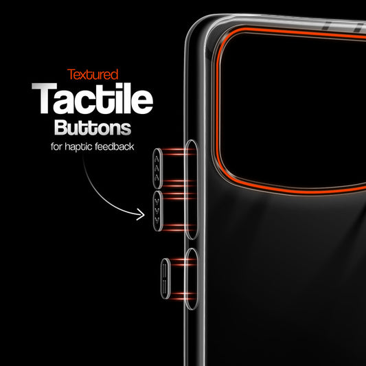 Crystal Clear Anti-Yellow Transparent Back Cover Case With Camera Ring Protection for Oppo F33 Pro 5G