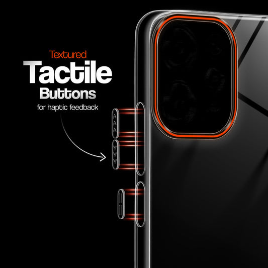Crystal Clear Anti-Yellow Transparent Back Cover Case With Camera Ring Protection for Oppo Reno 15C 5G