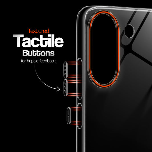 Crystal Clear Anti-Yellow Transparent Back Cover Case With Camera Ring Protection for Poco X8 Pro 5G