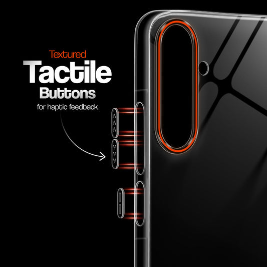 Crystal Clear Anti-Yellow Transparent Back Cover Case With Camera Ring Protection for Samsung A37 5G