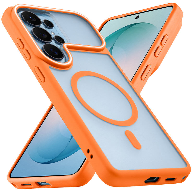 Premium MagSafe Case for Samsung S26 Ultra 5G with Frosted Back, Soft Silicone Edges & Raised Camera Protection