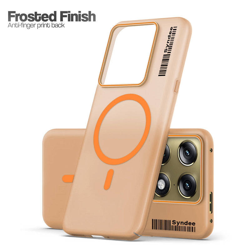 Colourful Frosted Matte Wireless Charging Support Back Cover Case for Motorola Signature With Raised Camera Protection