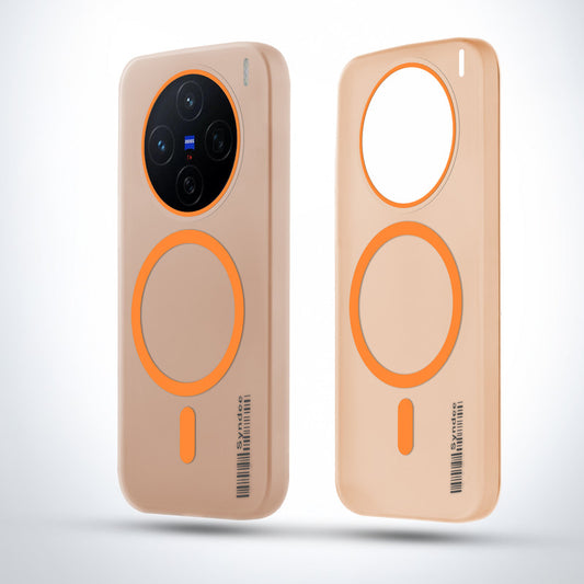 Elegant Colorful Frosted Matte Back With MagSafe Support Back Case For Vivo X200 5G