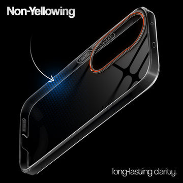 Crystal Clear Anti-Yellow Transparent Back Cover Case With Camera Ring Protection for Vivo T4R 5G