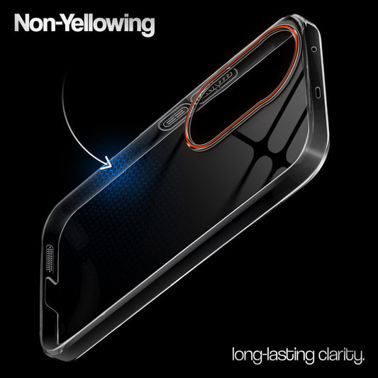 Crystal Clear Anti-Yellow Transparent Back Cover Case With Camera Ring Protection for Vivo T4R 5G