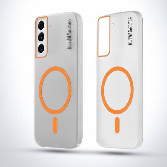 New Elegant Frosted Matte Slim Back With MagSafe Support Back Case For Samsung S22 5G