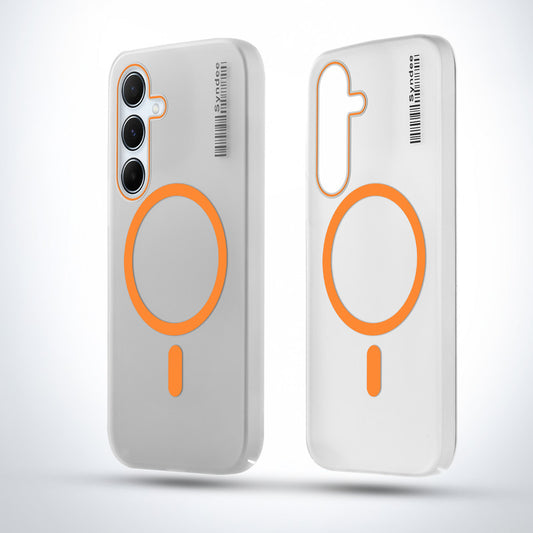New Elegant Frosted Matte Slim Back With MagSafe Support Back Case For Samsung A55 5G