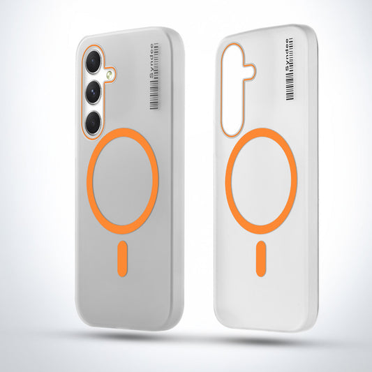New Elegant Frosted Matte Slim Back With MagSafe Support Back Case For Samsung S25 Plus 5G