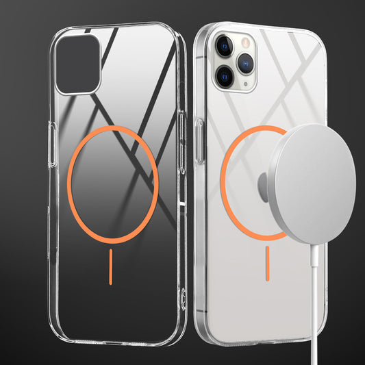 Crystal Clear Transparent Hard Back Anti-Yellowing with MagSafe Compatibility Phone Case For Apple iphone 11 Pro Max