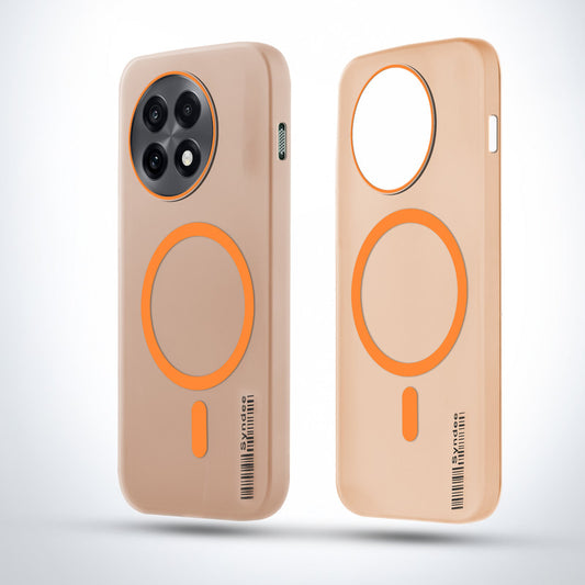 Elegant Colorful Frosted Matte Back With MagSafe Support Back Case For OnePlus 13R 5G