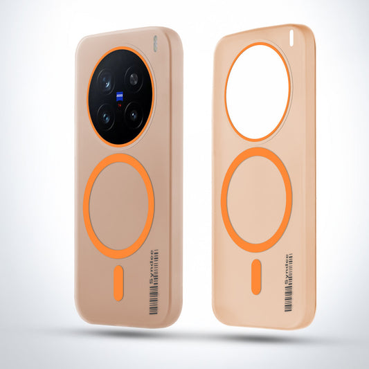 Elegant Colorful Frosted Matte Back With MagSafe Support Back Case For Vivo X200 Pro 5G