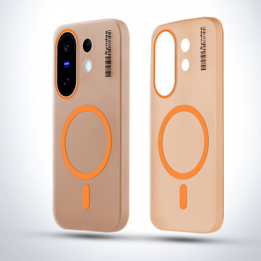 Elegant Colorful Frosted Matte Back With MagSafe Support Back Case For Vivo X200 FE 5G