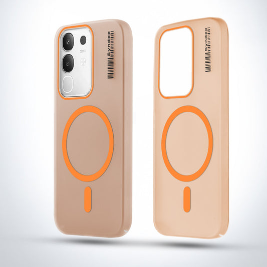 Elegant Colorful Frosted Matte Back With MagSafe Support Back Case For iQOO Z10x 5G