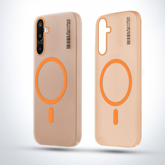 Elegant Colorful Frosted Matte Back With MagSafe Support Back Case For Samsung M16 5G