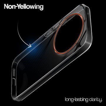 Crystal Clear Anti-Yellow Transparent Back Cover Case With Camera Ring Protection for Vivo Y300 Pro 5G