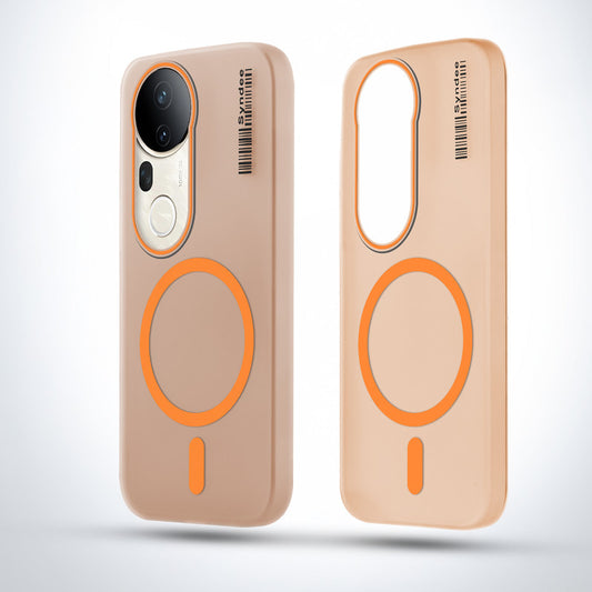 Elegant Colorful Frosted Matte Back With MagSafe Support Back Case For Vivo T4 Ultra 5G