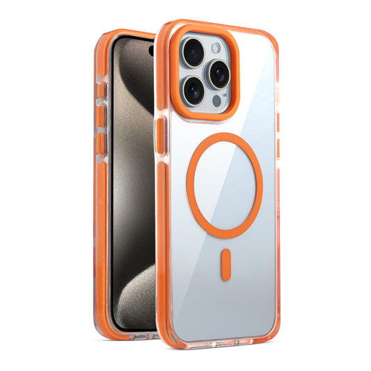 GripLine Frame Ultra-Slim Bumper with MagSafe Compatibility Phone Cover For Apple iPhone 15 Pro Max