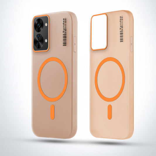Elegant Colorful Frosted Matte Back With MagSafe Support Back Case For OnePlus Nord 2T 5G