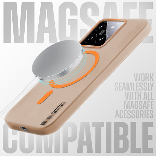 Colorful Frosted Matte MagSafe For Xiaomi 14 5G