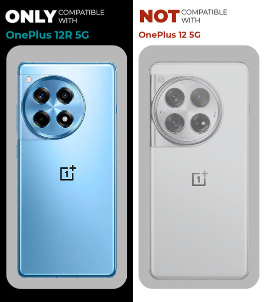 New Elegant Frosted Matte Slim Back With MagSafe Support & Precise Cutouts Back Case For OnePlus 12R 5G